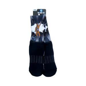 navy youth socks with standing Penn State Nittany Lion Mascot